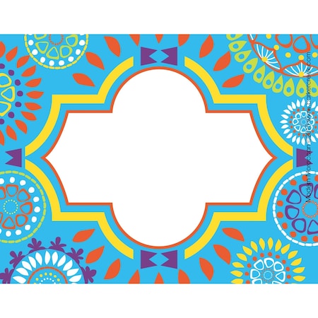 Barker Creek Moroccan Name Tags/Self-Adhesive Labels, 45/Pack 1530